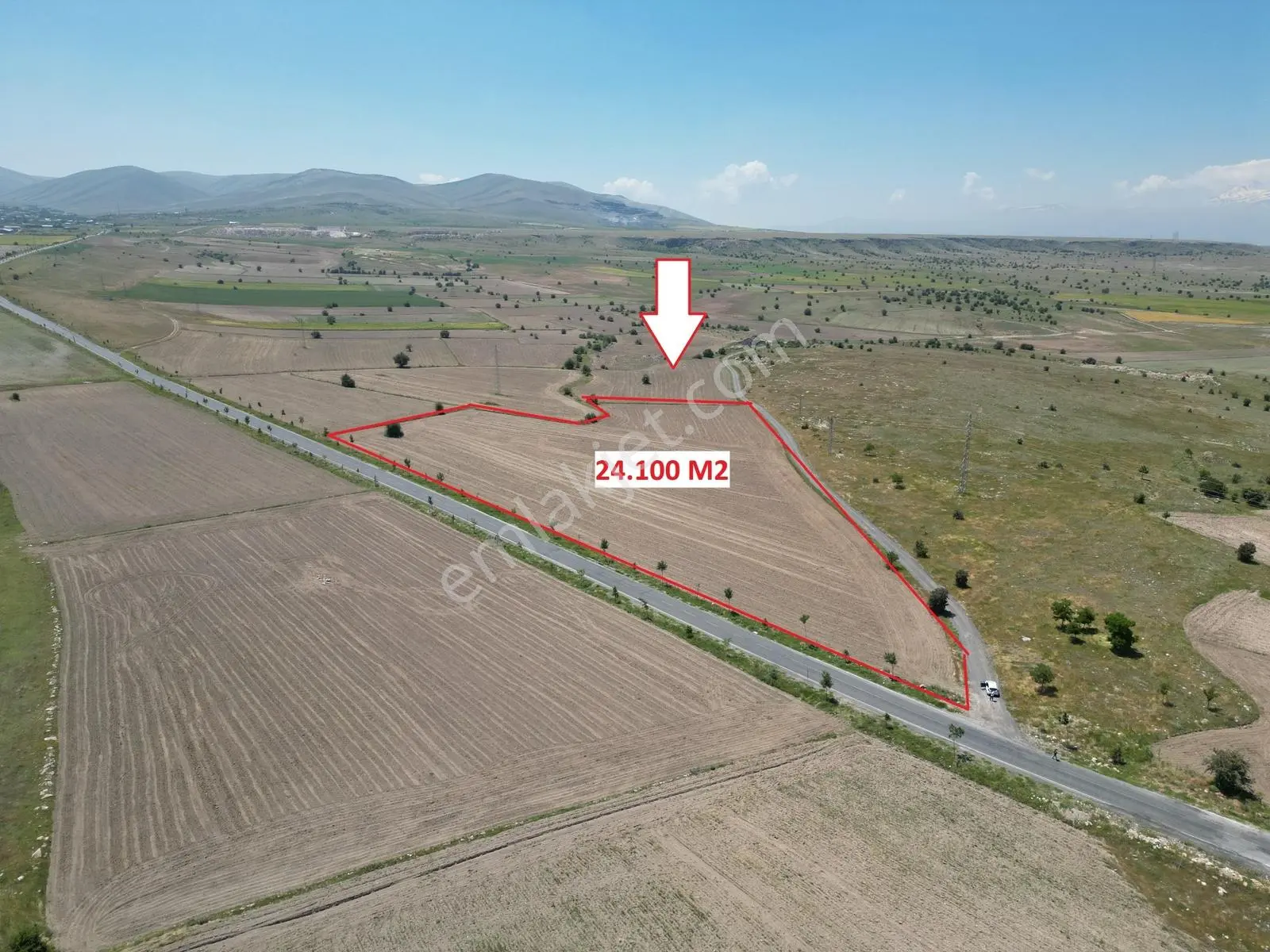 !!..fırsat.!! 8 Dönüm Tarla Asfalt Yola Cephe Harika Konum