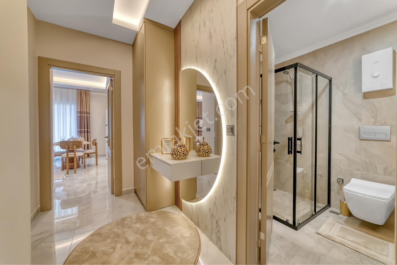 Alanya Güllerpınarında İskanlı Tapu Masrafsız Eşyalı Sıfır Daire - Görsel 21