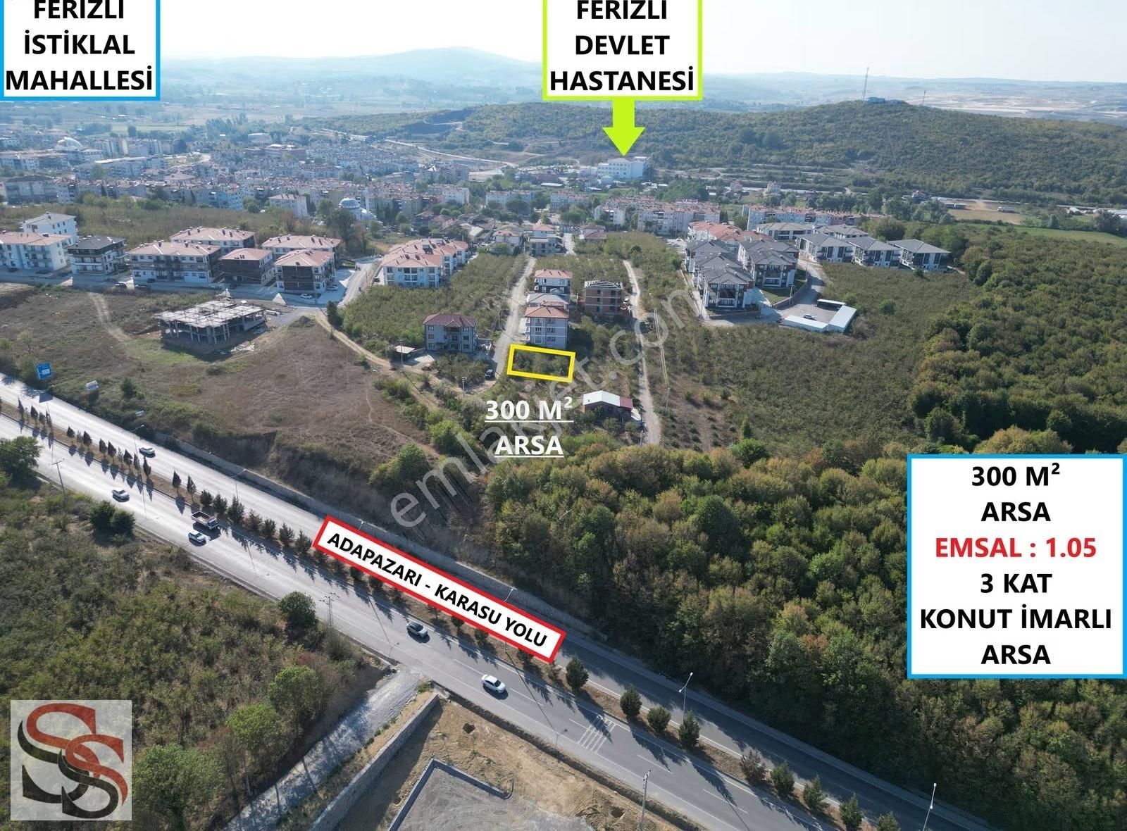 Ferizli İlçe Merkezinde 300 M² % 35 - 3 Kat Konut İmarlı Arsa - Görsel 18