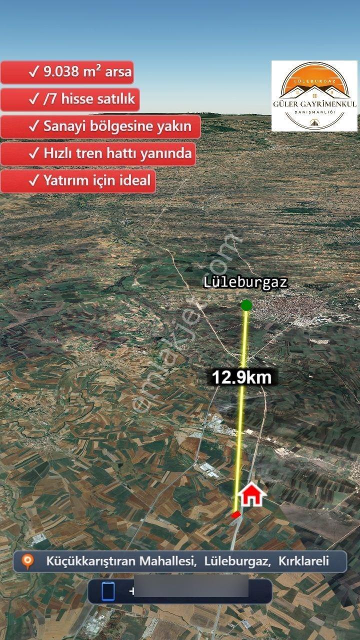 Lüleburgaz Küçükkarıştıran Satılık Tarla Hisse - Görsel 2