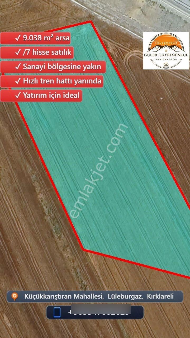 Lüleburgaz Küçükkarıştıran Satılık Tarla Hisse - Görsel 6