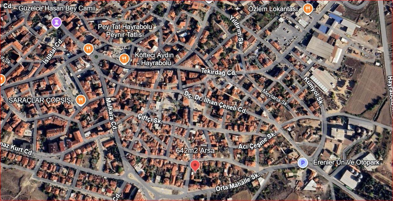 Hayrabolu Merkezde Toplam 642m2 Satılık Arsa - Görsel 19