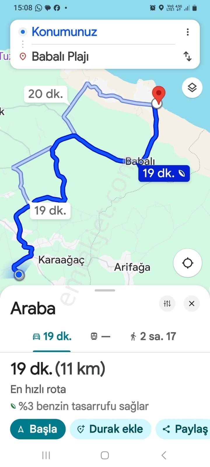 Kandıra Karaağaçta Yerleşim Yerinde,1,241 M2 Arsa - Görsel 8