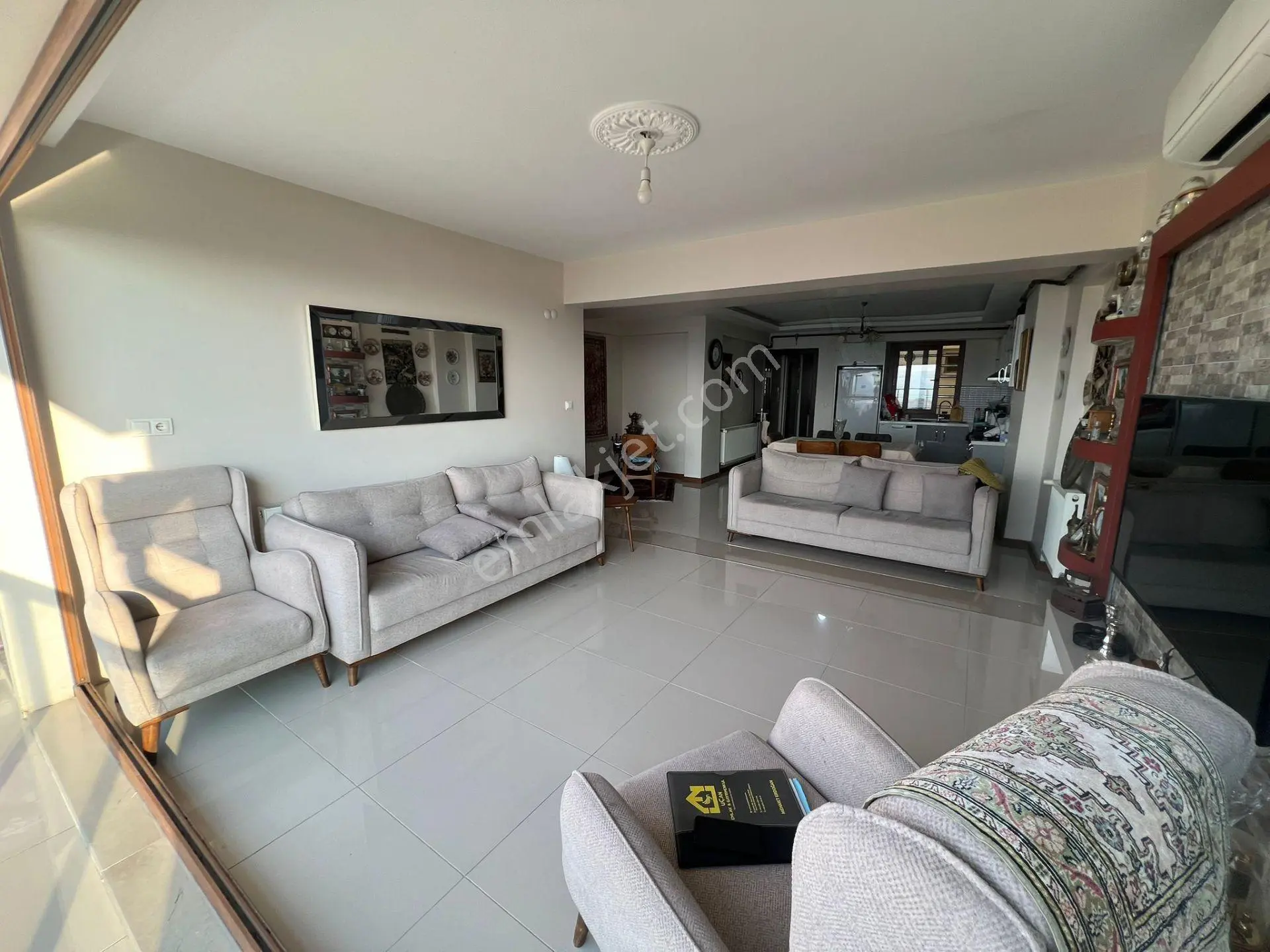 Yeşilyurt Ulucami Yakını 3+1 125m2 Panaromik Deniz Manzaralı Lüx Daire - Görsel 4