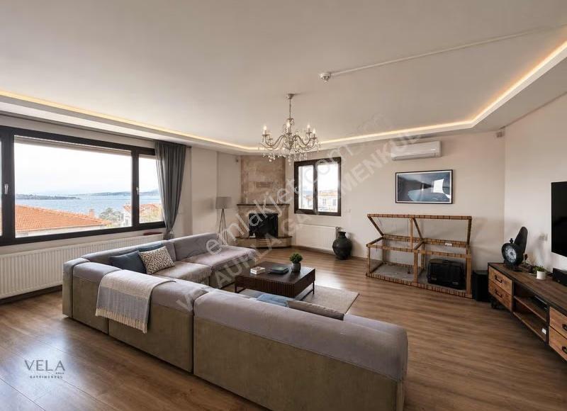 Urla İskele'de Deniz Manzaralı, Eşyalı Kiralık Villa (3+1) - Görsel 10