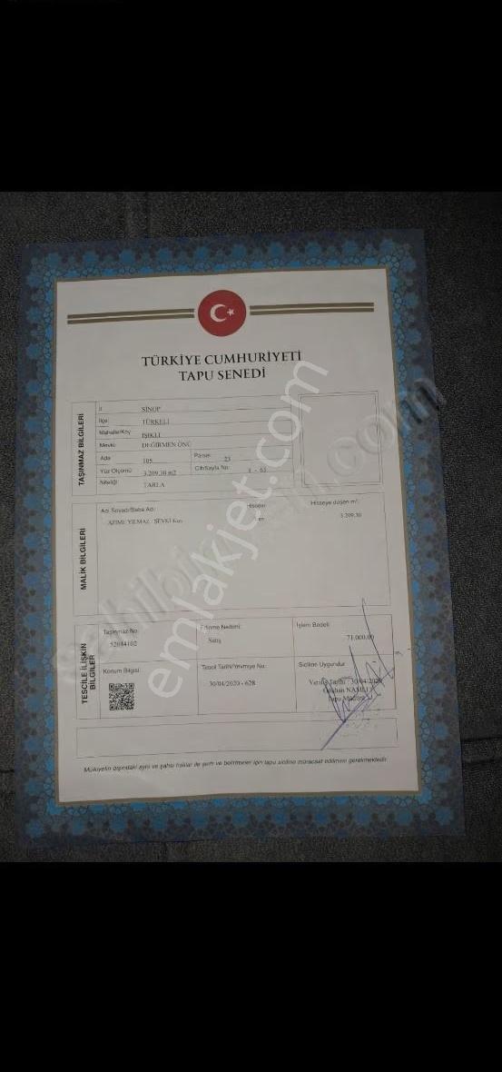 Sinop Türkeli İçesinde Satılık Tek Katlı Ev Ve Arsası - Görsel 4