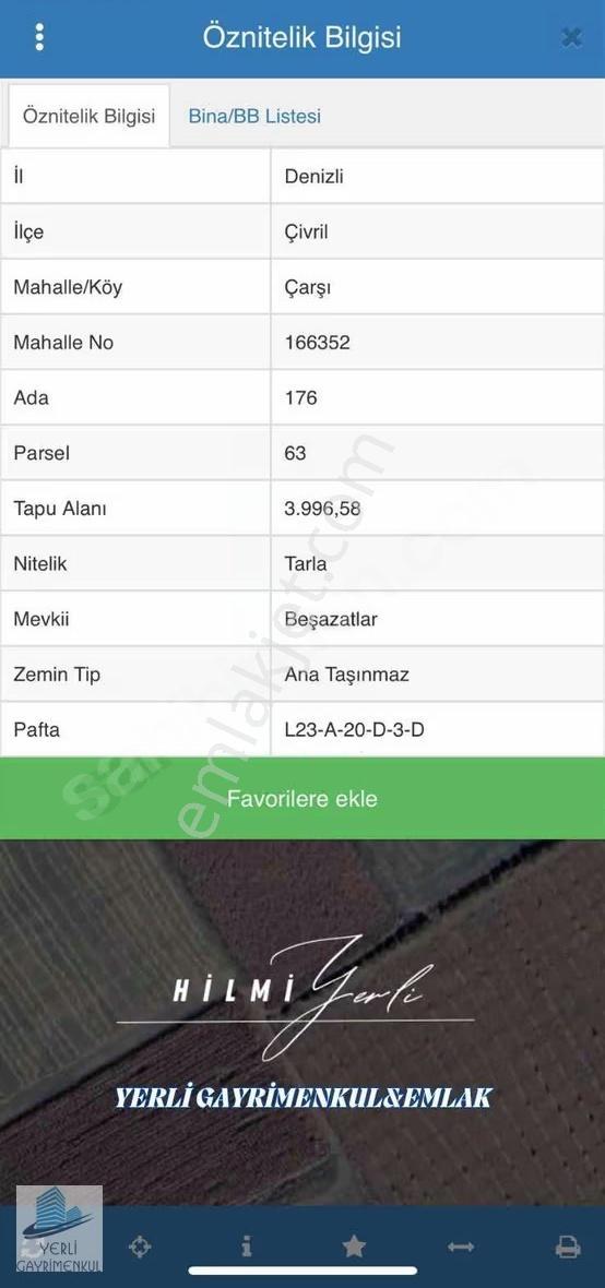 Yerli Gayrimenkul'den Çarşı Mahallesinde 3.996 M² Tarla - Görsel 10