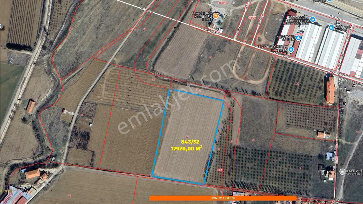 Mustafa Kara'dan Karaman Merkez 17920 M2 Satılık Müstakil Parsel - Görsel 8