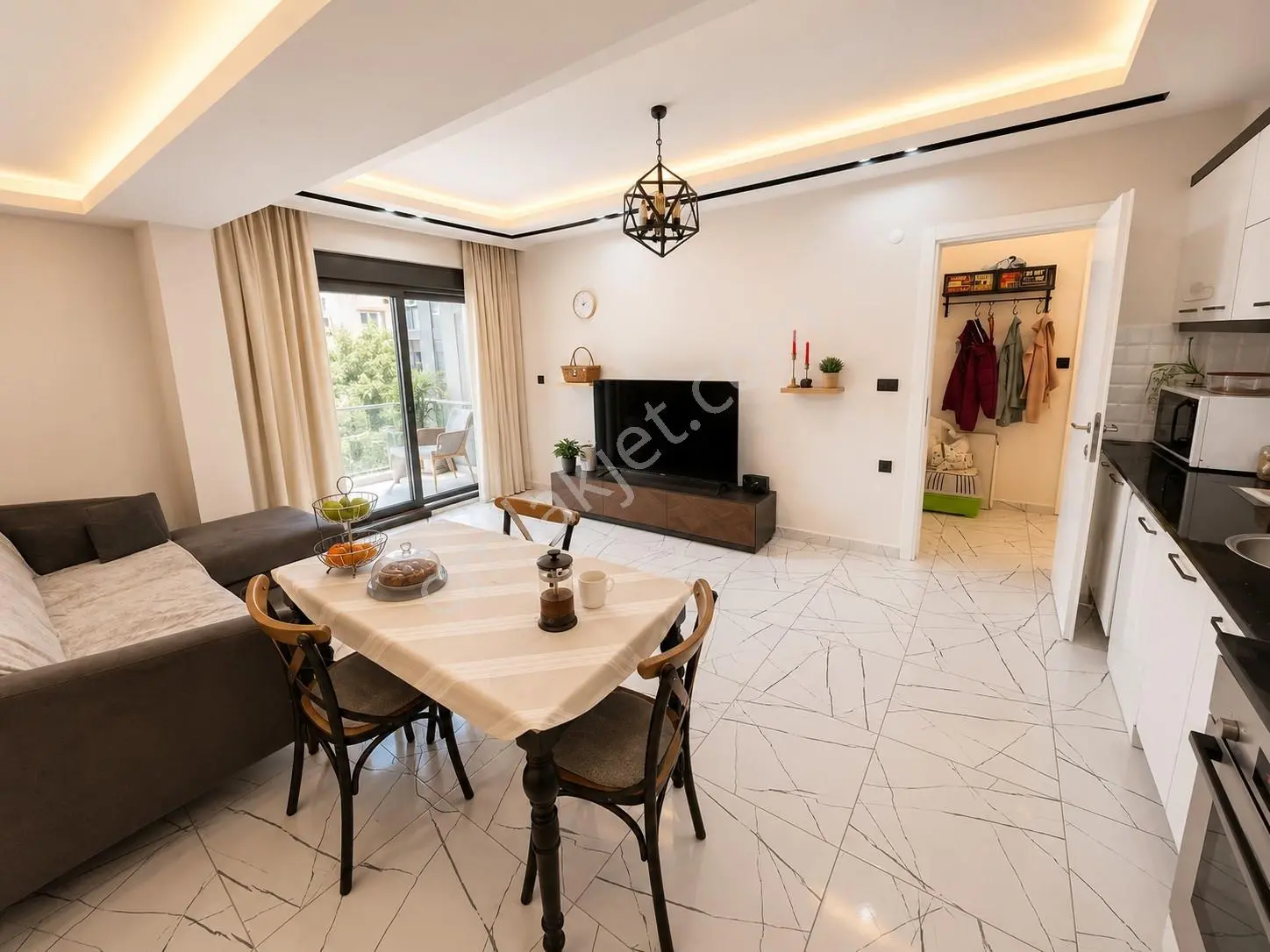 Alanya Güllerpınarı Art Cıty Resıdence Eşyalı 2+1 Satılık Daire - Görsel 2