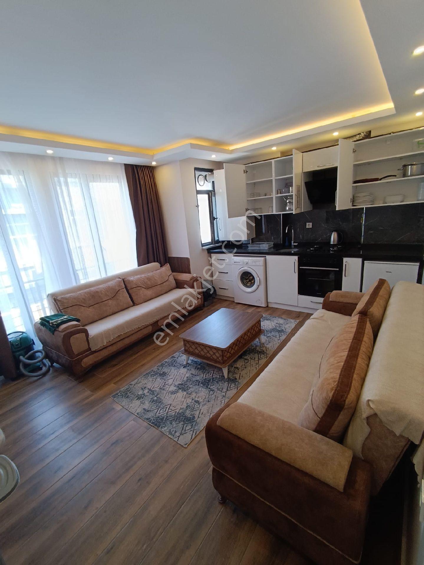 Aksarayda Yeni Binada Metrobüse 2dk.1+1 75m2 Full Eşyalı Ultralüx 2.kat Kiralık Daire - Görsel 2