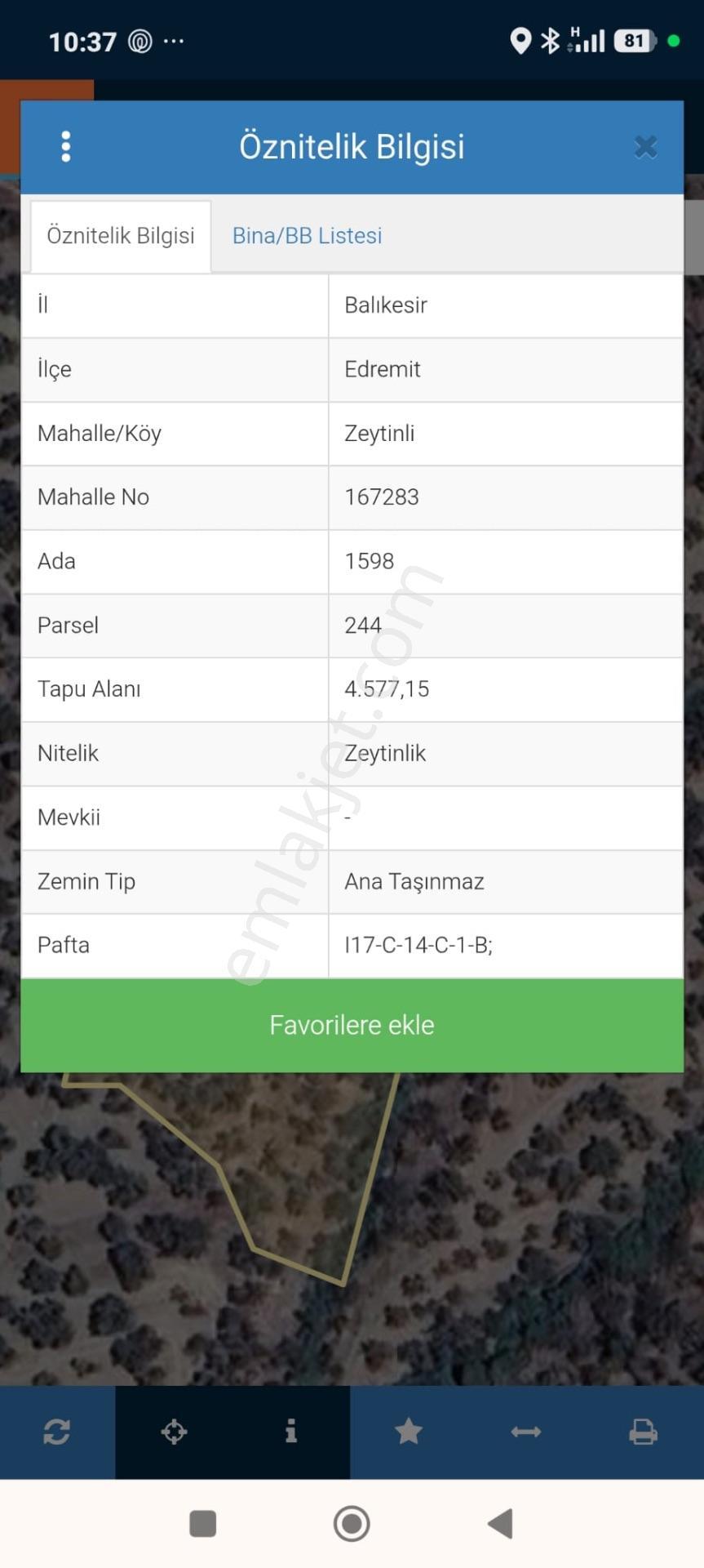 Doruk'tan Zeytinli Taştepe Mevkiinde Yetkili Fırsat Zeytinlik - Görsel 16