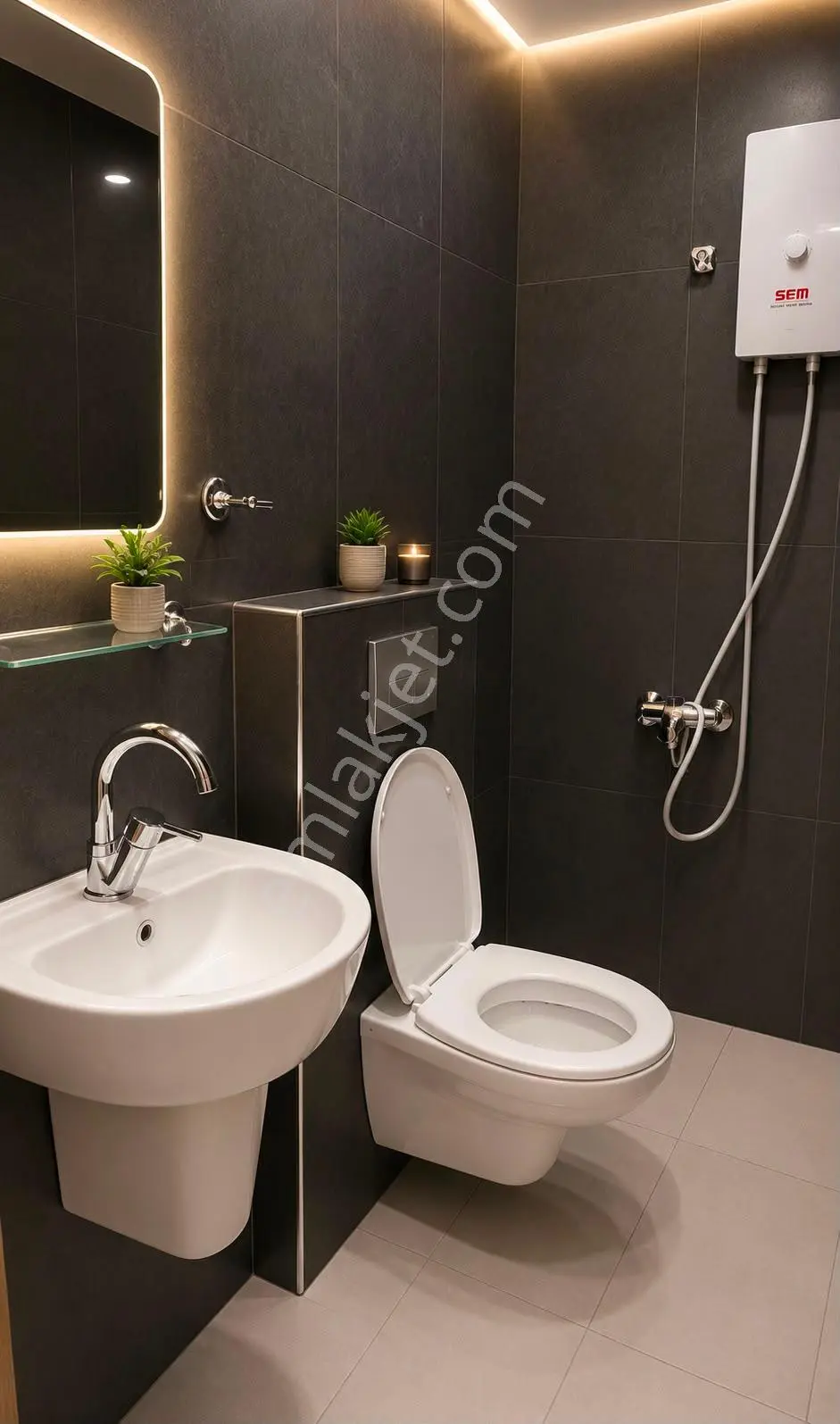 Aylık* Eşyalı 1+1*sıfır Bina Eşyalı *yeşilyurt İboosman *barajyolu*duygu Kafe Yürüyüş Mesafesi - Görsel 2