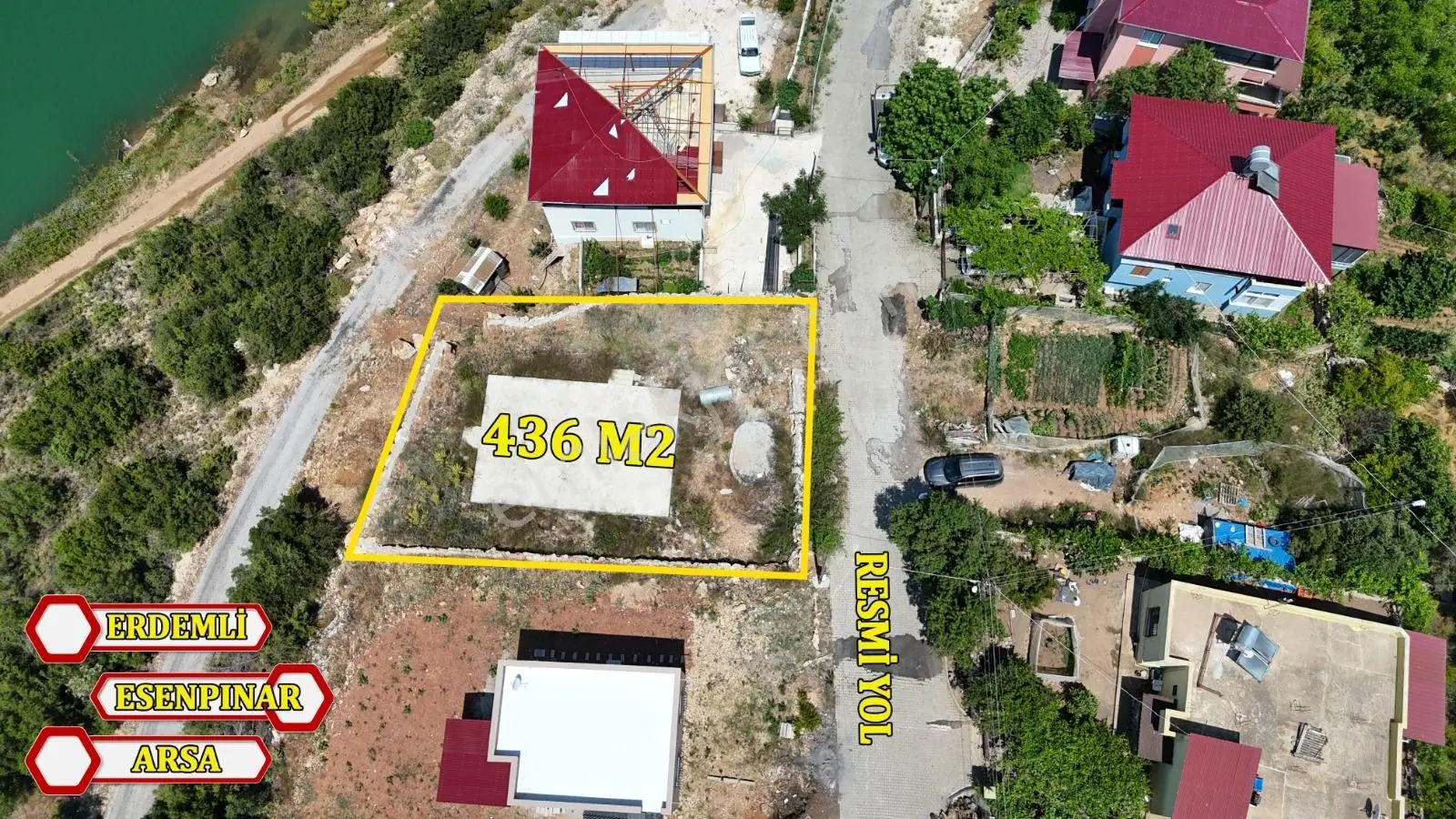 Esenpınarda Gölet Manzaralı 436 M2 Satılık Arsa - Görsel 3