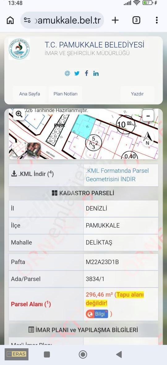 Deliktaş Mahallesinde Satılık Köşebaşı Arsa - Görsel 2