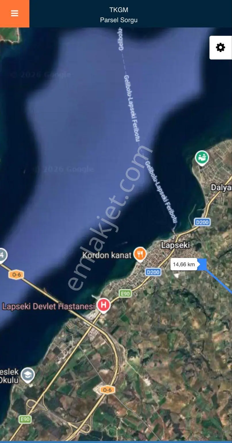 Balcity - Çanakkale | Lapseki Kızıldam'da 436 M2 Satılık Tarla - Görsel 6