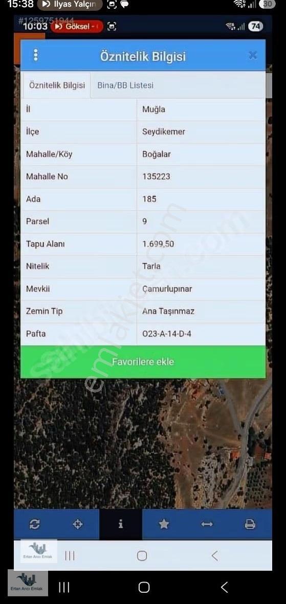 Muğla Seydikemer De Satılık Tarla... - Görsel 2