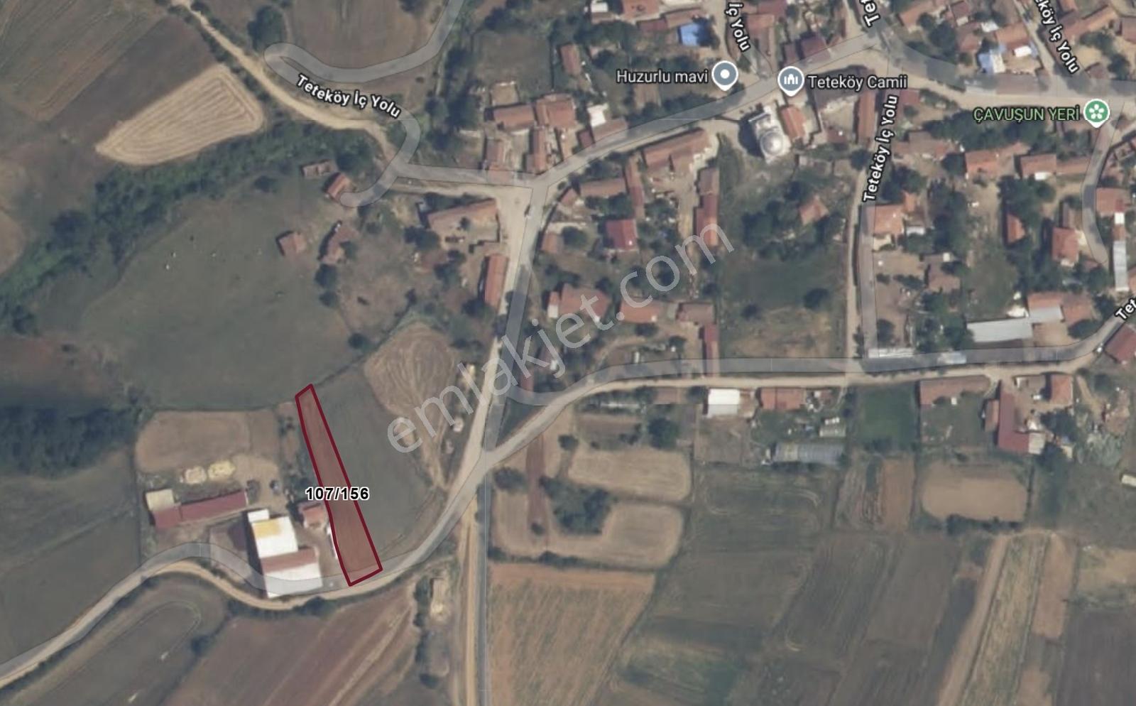 Malkara Teteköy'de 908 M² 3 Kat İmarlı Köy İçi Müstakil Arsa - Görsel 2