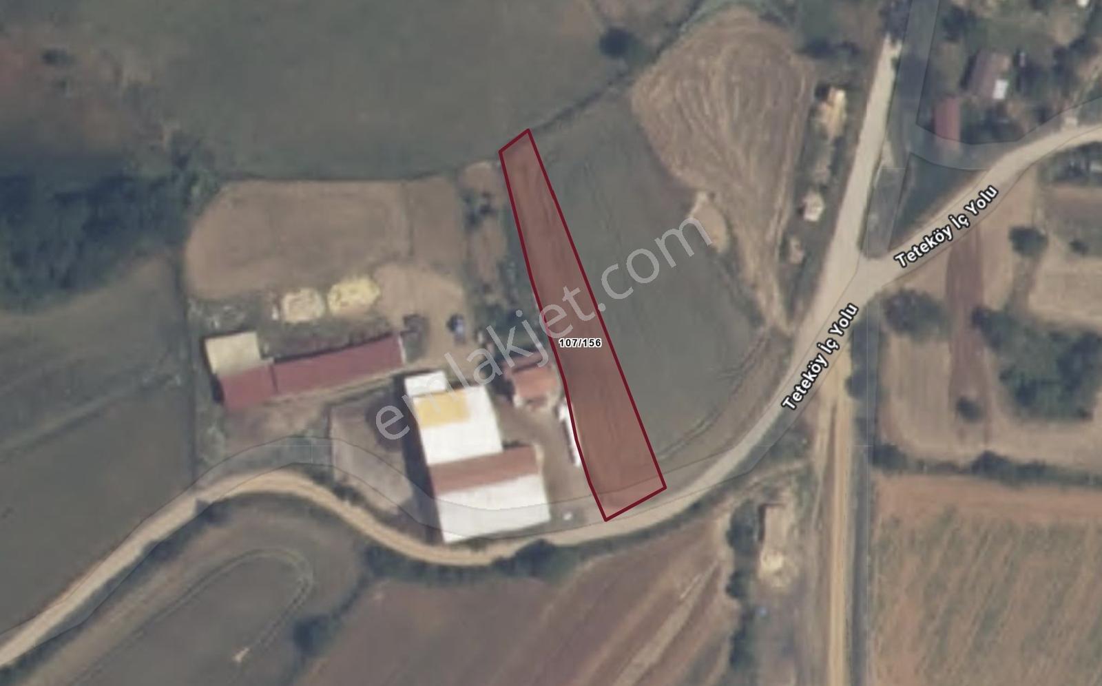 Malkara Teteköy'de 908 M² 3 Kat İmarlı Köy İçi Müstakil Arsa