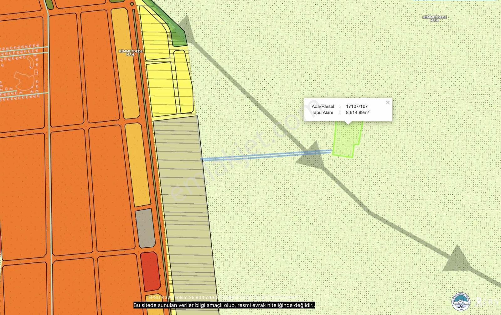 Himmetdede Yatırımlık İmara Yakın Satılık 8.614 M2 Tarla