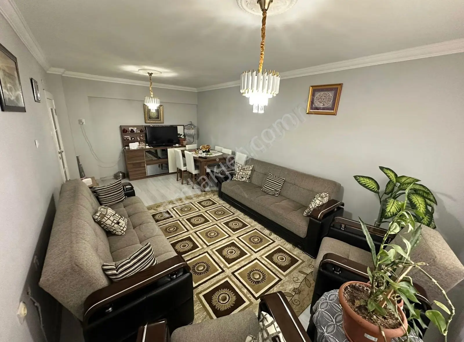 _sincan Malazgirt Mah'de Bulvar Yakını 3+1 Full Yapılı Daire_ - Görsel 2