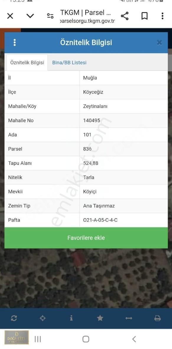 Köyceğiz/zeytinalanı Göl Manzaralı 524 Metrekare Satılık 2b - Görsel 3