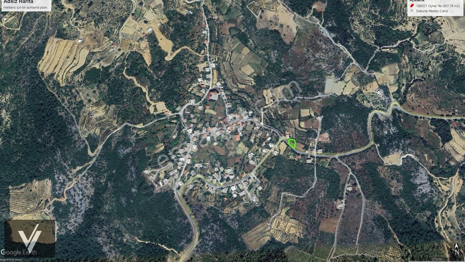 Alanya Saburlar'da 508 M² Oynar Yer Mevkii Yatırım - Görsel 2