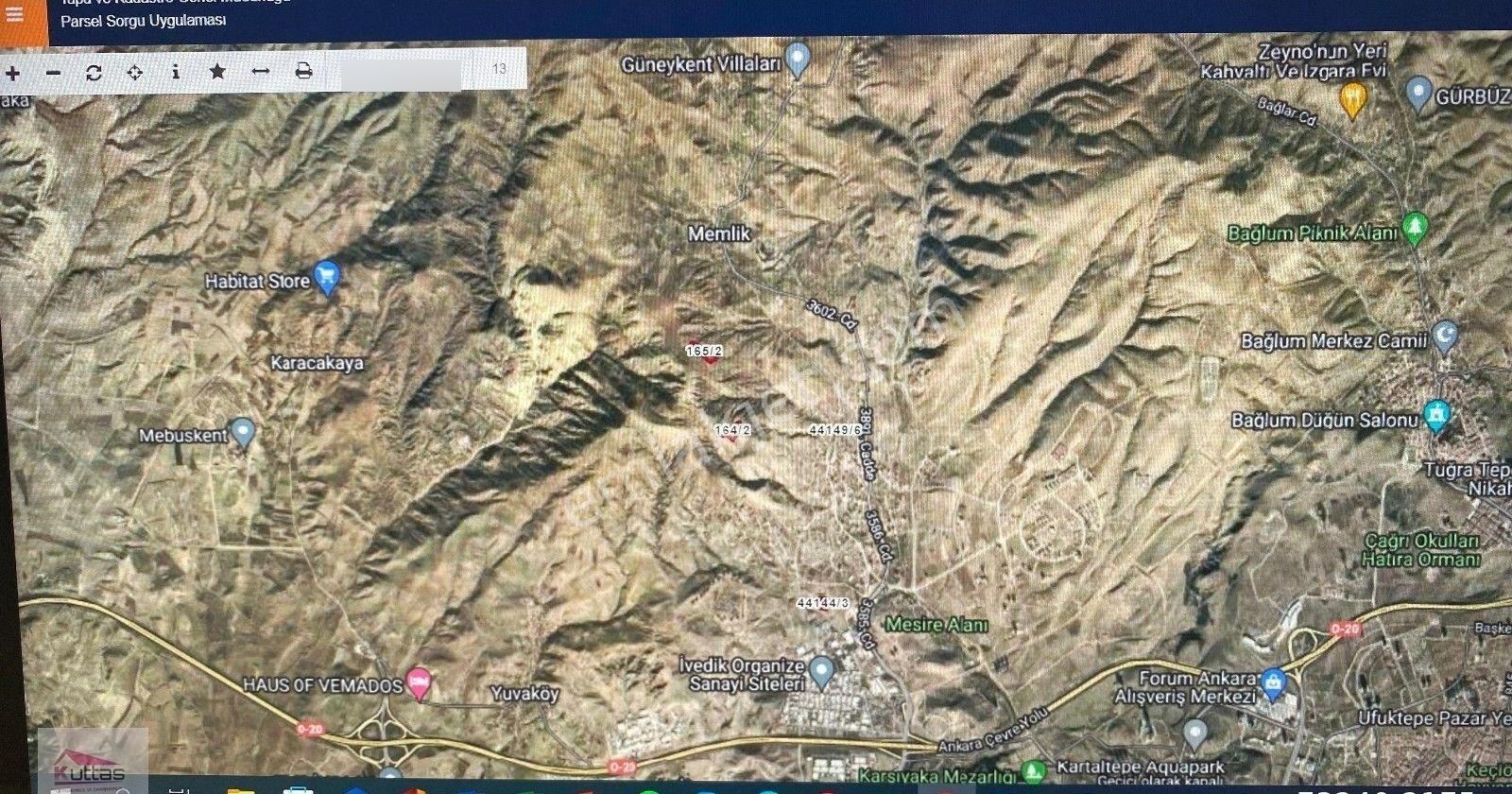 Yenimahalle Yakacık 2187 M2 İmarsız Arazi Merkeze Yakın İmar Çalışmaları Var Canay Gayrimenkul - Görsel 20
