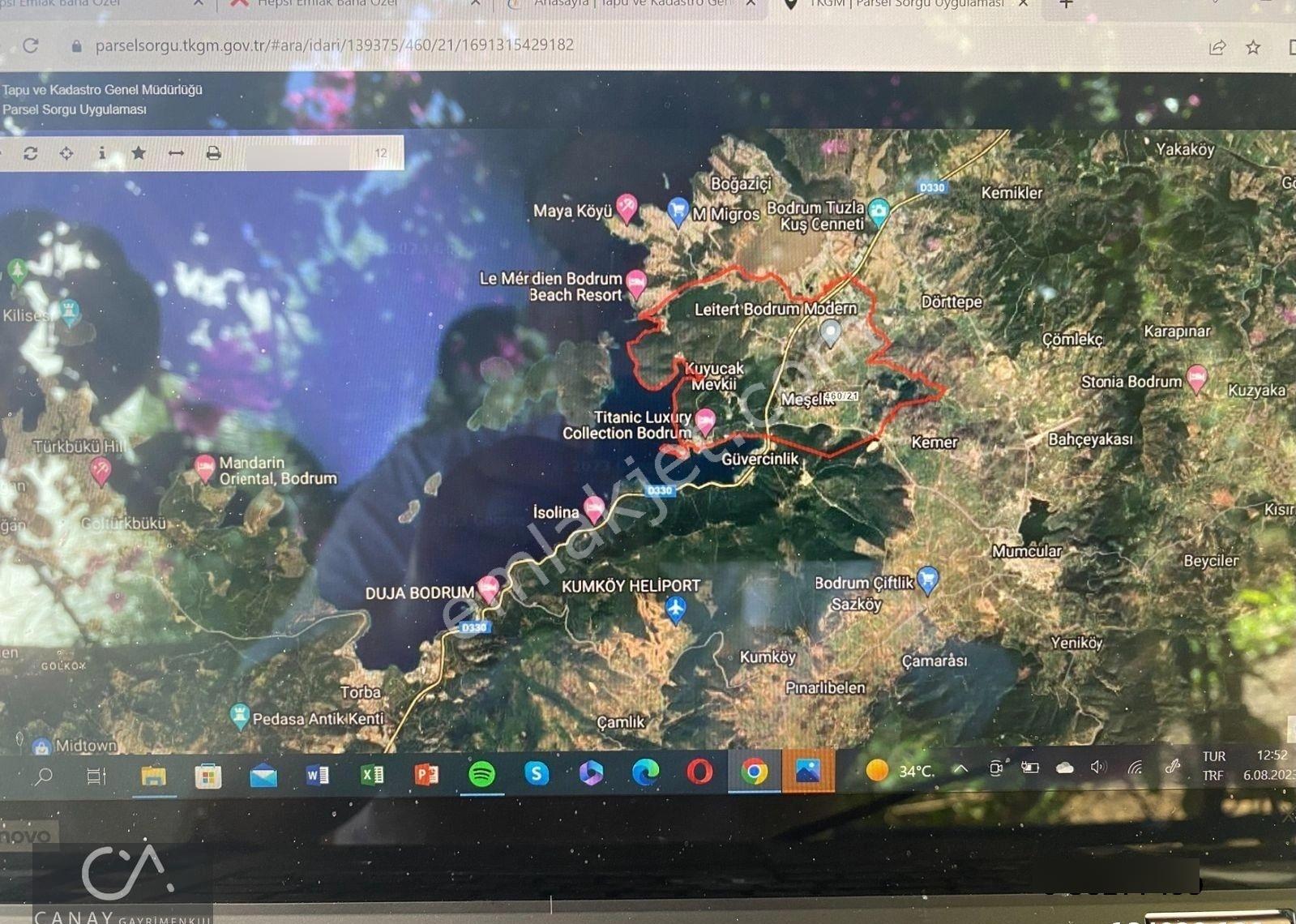 Milas Bodrum Yolunda Meşelik Mh İmarlı 20 İla 25 Villa Yapmaya Uygun Zeytinlik - Görsel 5