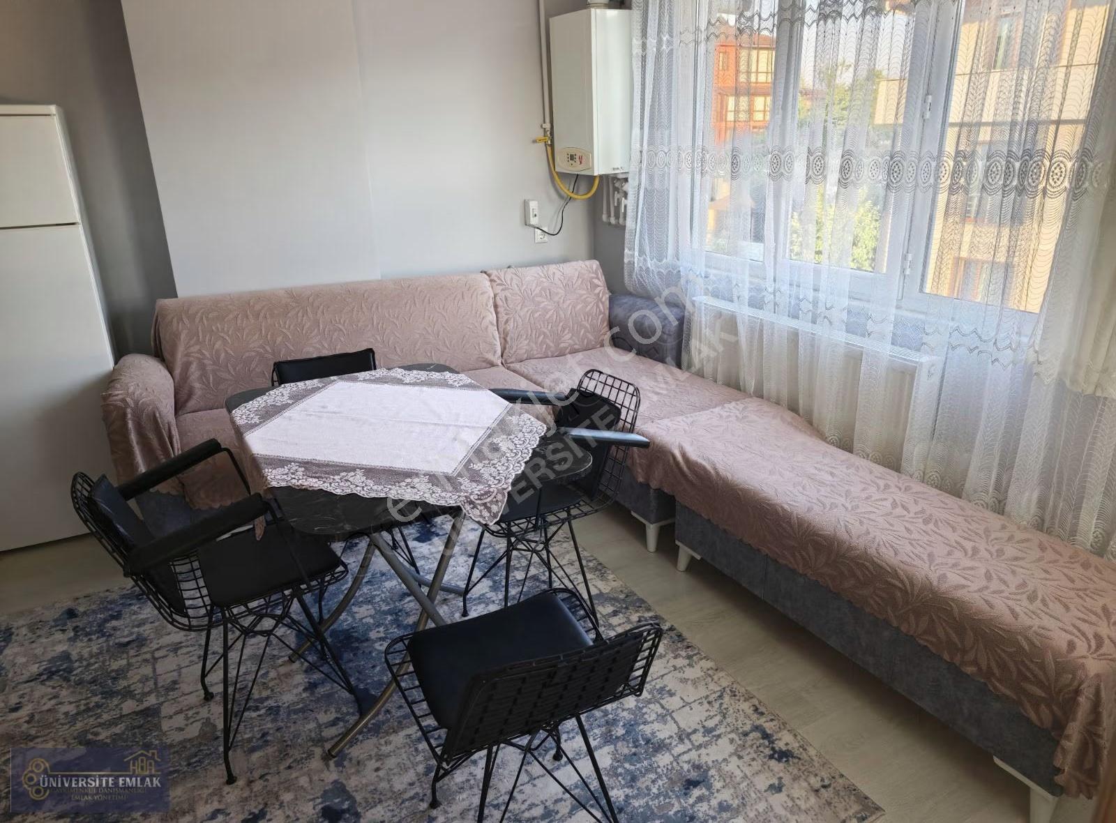 Düzce Üniversitesi 50 Mt Eşyalı Balkon Manzara 1+1 Kiralik Daire - Görsel 14