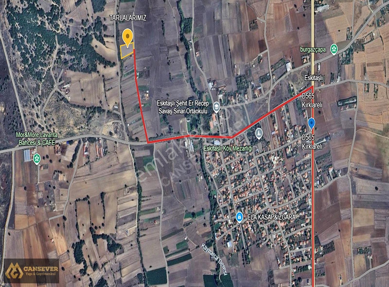 Lüleburgaz'da Tek Tapu Resmi Yola Cephe 1721 M² Satılık Tarla - Görsel 5