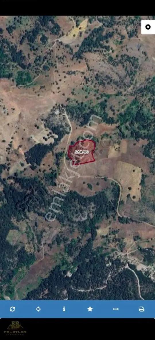 Balıkesir Bigadiç'te 12.905 M² Satılık Yatırımlık Tarla