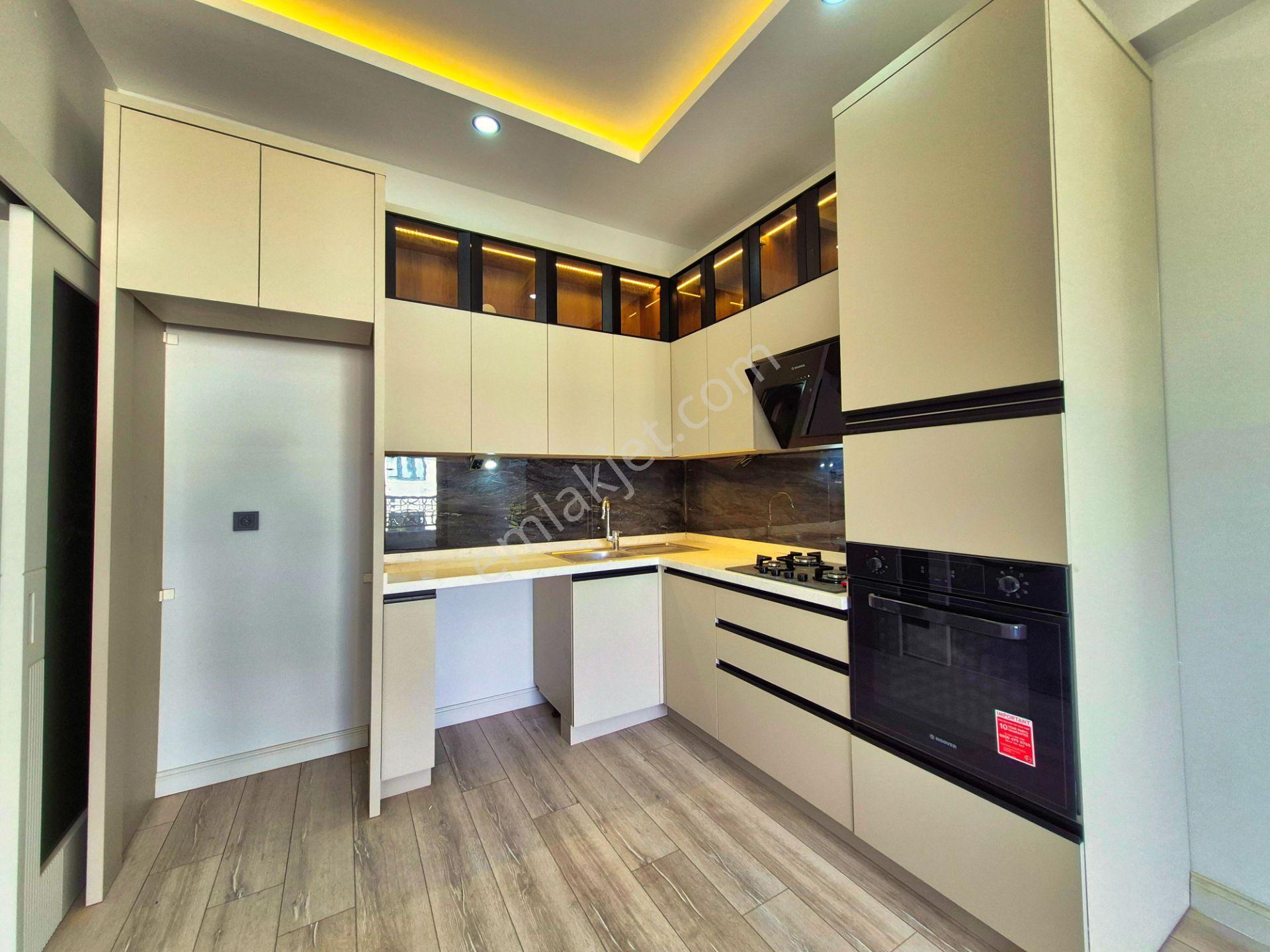 Aktiften Gürede Konforun Adresi; Kapanmaz Manzaralı Yerden Isıtmalı Modern Ankastreli 1+1 Daire - Görsel 3