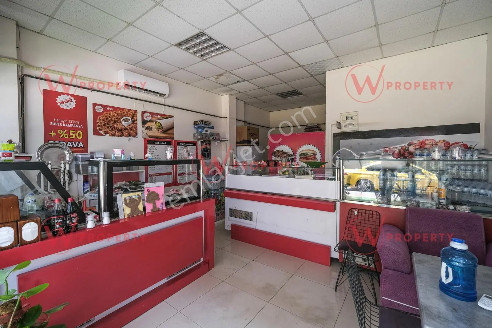 W Property Hazır Kurulu Devren Kiralık Çiğköfte Dükkanı - Görsel 12