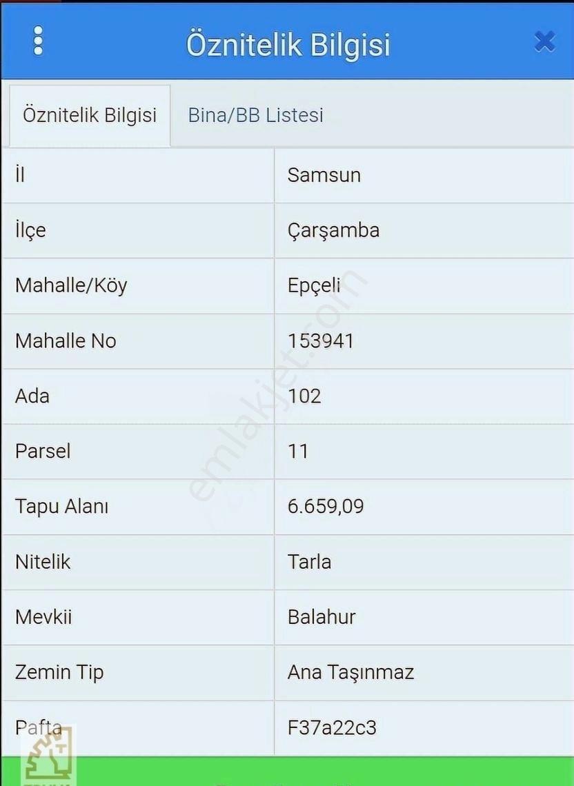 Truva/isa Kılıç'tan Çarşamba Epçeli Satılık 6659 M2 Tarla - Görsel 3