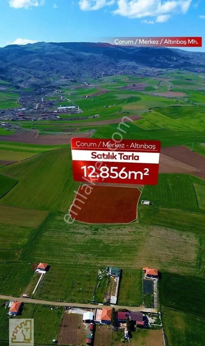 Truva'dan Çorum-merkez Altınbaş Köyü'nde Satılık 12856 M2 Tarla - Görsel 4