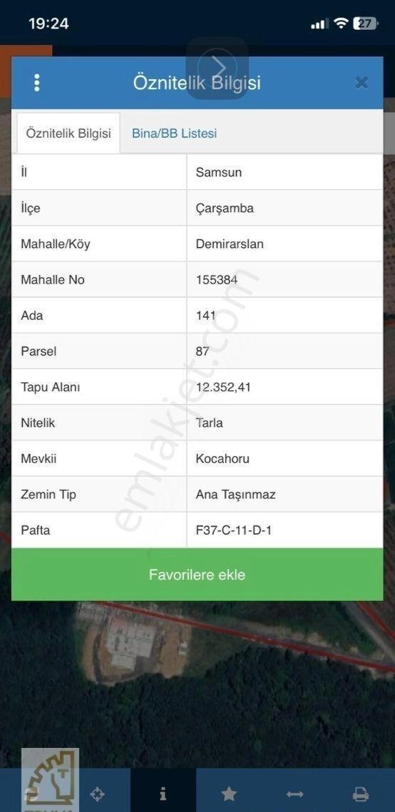 Truva//bt'den Çarşamba Demiraslan Mh. Satılık Fırsat Tarla - Görsel 4