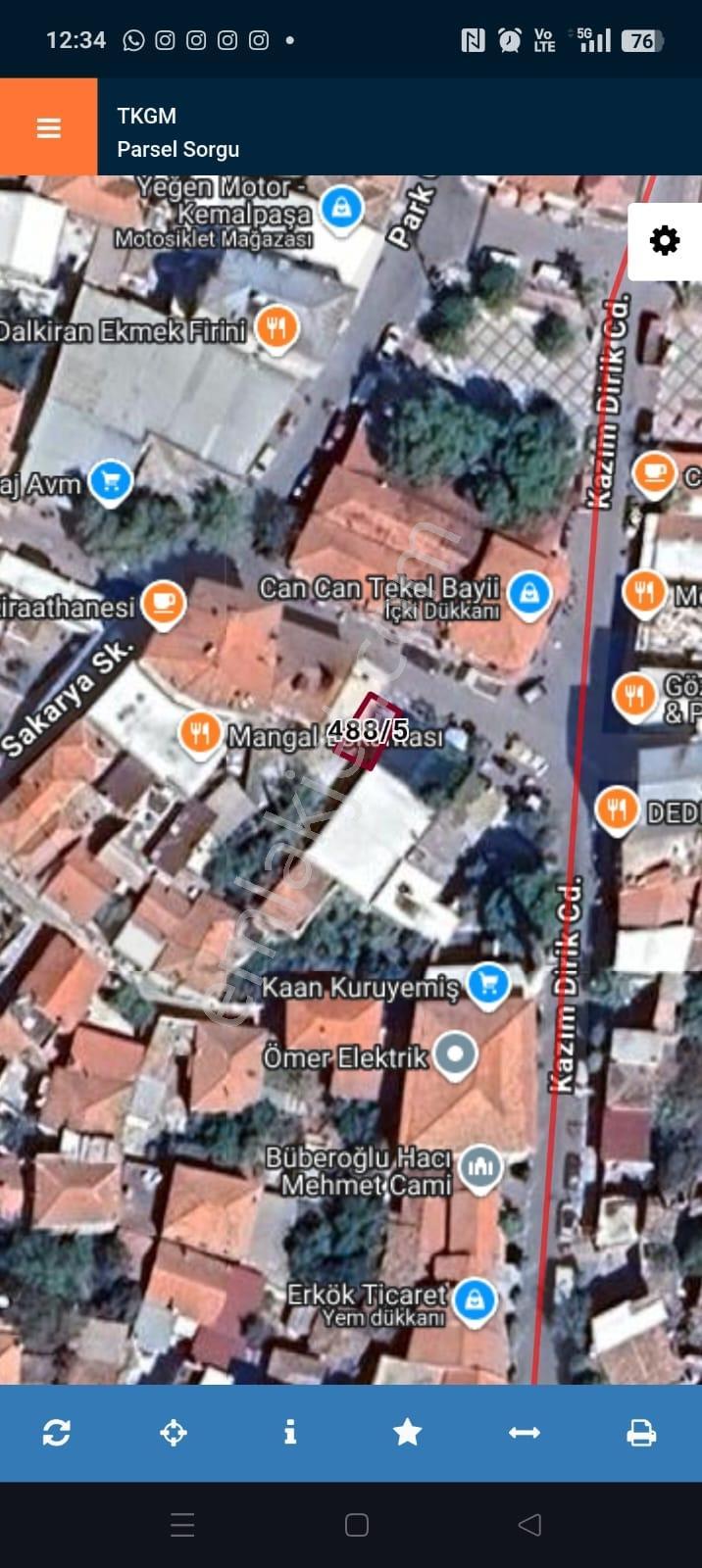 İzmir Kemalpaşa Armutlu Merkezinde Satılık Kargir Dükkan Arsası - Görsel 2