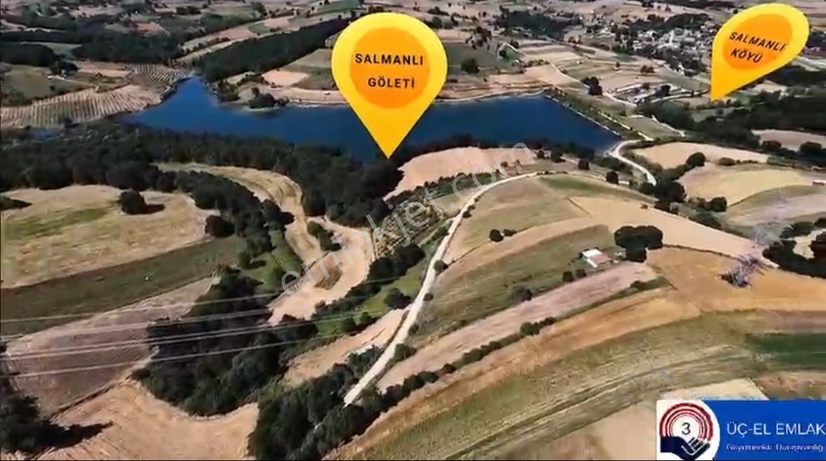 Salmanlıda Resmi Yolu Olan Panoramik Manzaralı Takaslı Arazi - Görsel 5
