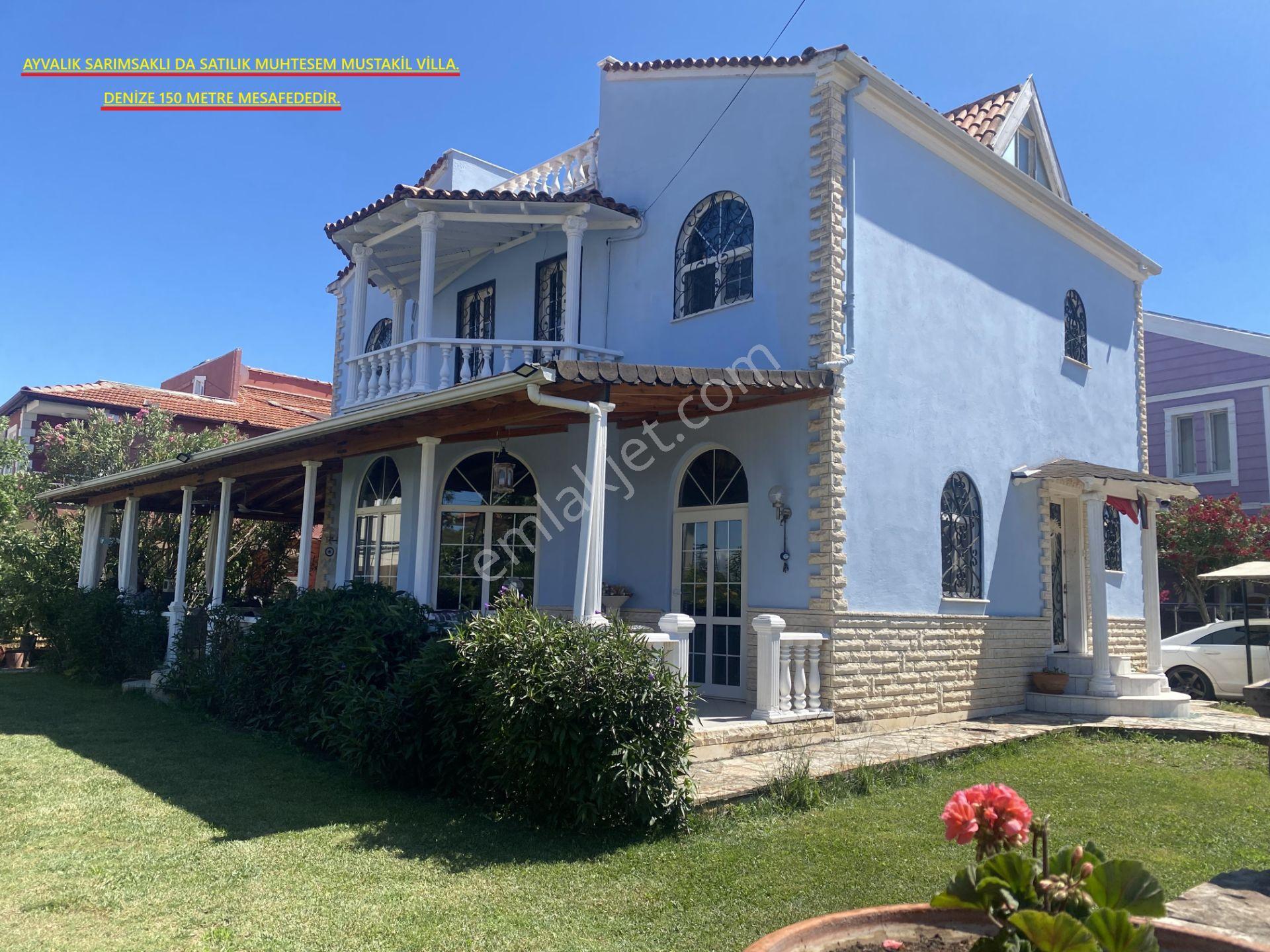 Ayvalık Sarımsaklı Da Satılık Mustakil Villa.denize 80 Metre Mesafededir - Görsel 34