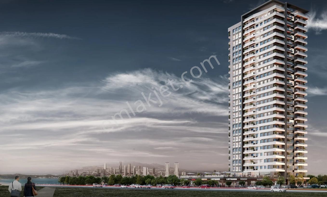 Velux Bayraklı'da Deniz Manzaralı Satılık 2+1 Daire