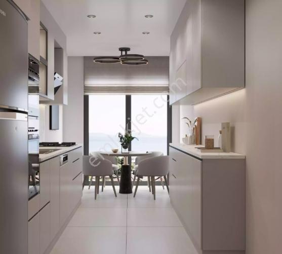Deniz Manzaralı Metro Dibinde 1+1 Lüks Full Donanımlı Proje - Görsel 22