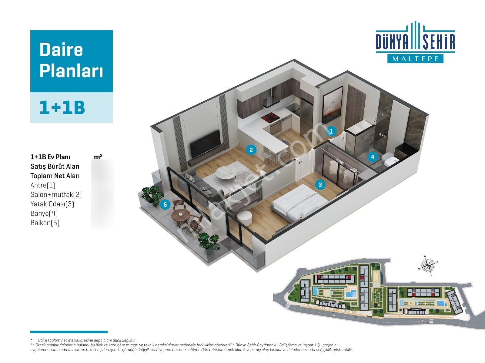 Deniz Manzaralı Metro Dibinde 1+1 Lüks Full Donanımlı Proje - Görsel 19