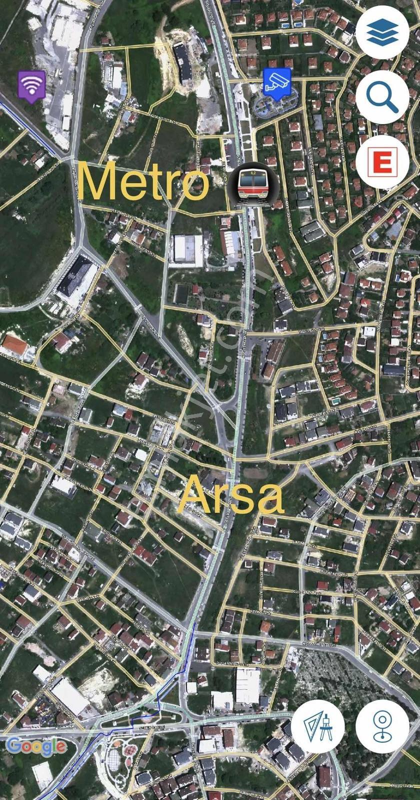 Metro Durağına Yürüme Mesafesinde Caddeye Cephe 770m2 Güzel Arsa - Görsel 2