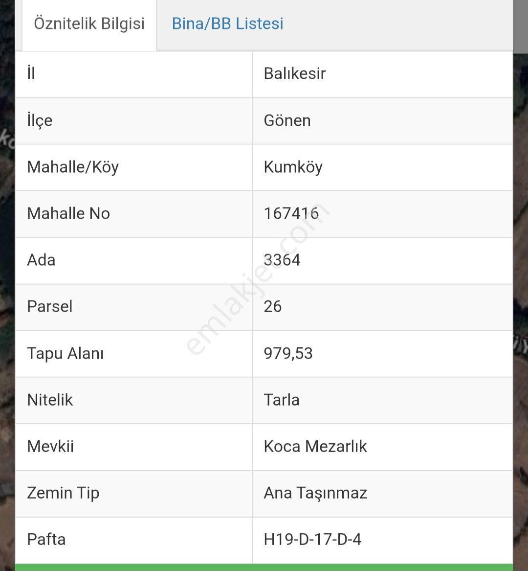 Zeynep Gayrimenkulden Balıkesir Gönen. Kumköy Mah 979m2 Satılık Tarla - Görsel 38