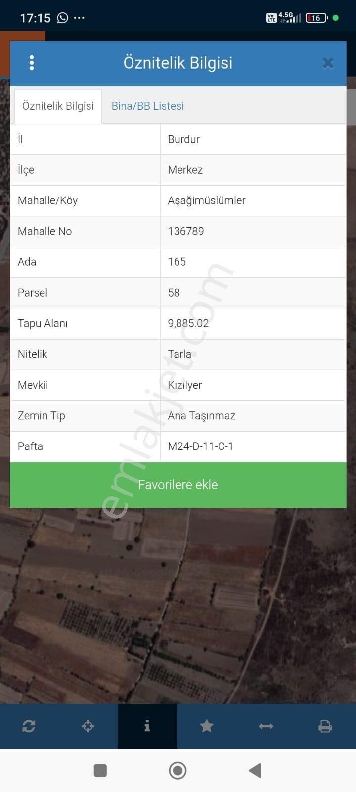 Aşağımüslimler Köyünde Satılık Tarla - Görsel 3