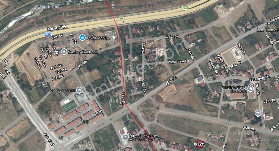 Kazandıran Arsa 510 M² Satılık 6 Kat İmarlı Fırsat Arsa - Görsel 2