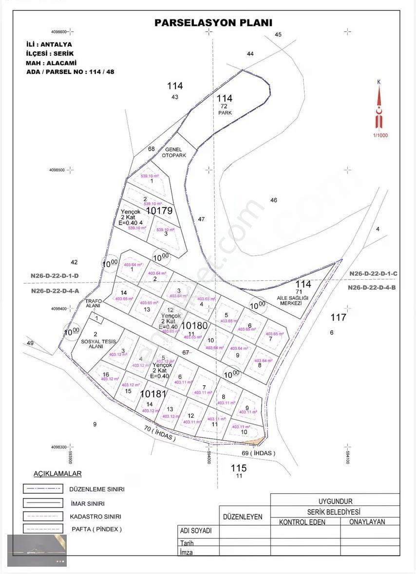 Doğa' İle Baş Başa İmarlı Arsalar Mükemmel Konumda Uygun Fiyat - Görsel 3