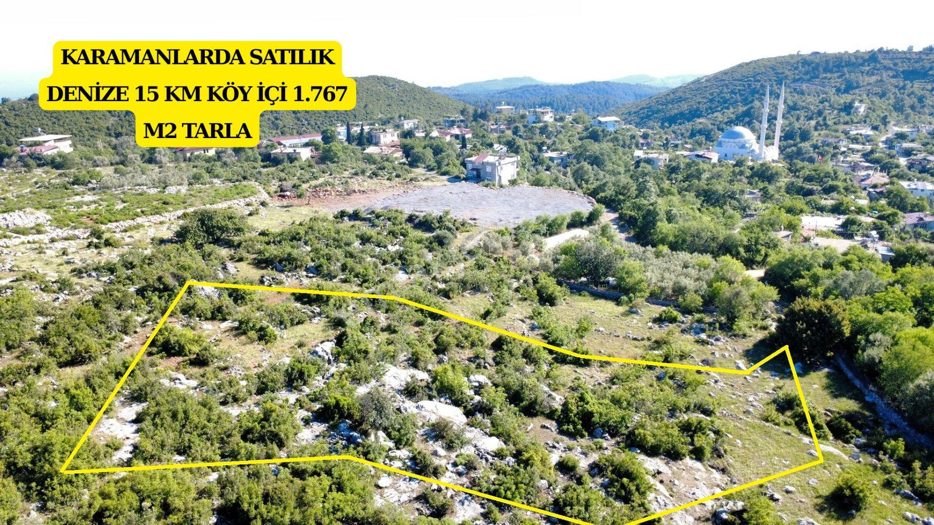 Karamanlarda Yerleşim Alanı İçerisinde Satılık 1.767 M2 Tarla