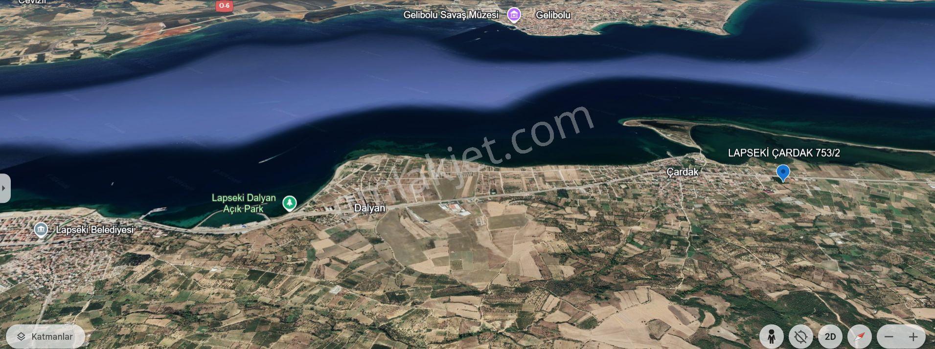Çanakkale-lapseki-çardak İmarlı 353m² Denize Karşı Müstakil Arsa - Görsel 12