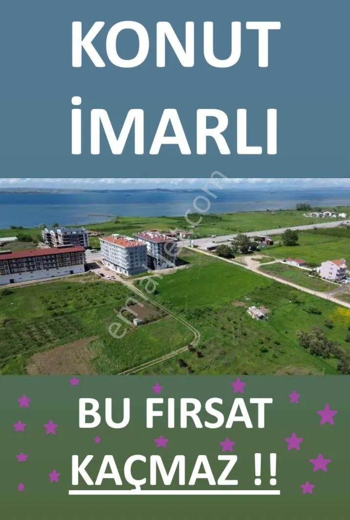 Çanakkale-lapseki-çardak İmarlı 353m² Denize Karşı Müstakil Arsa